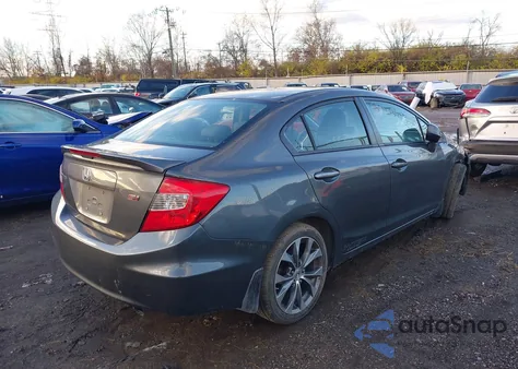 2012 Honda Civic Si из США, поврежденный, VIN 2HGFB6E53CH702486